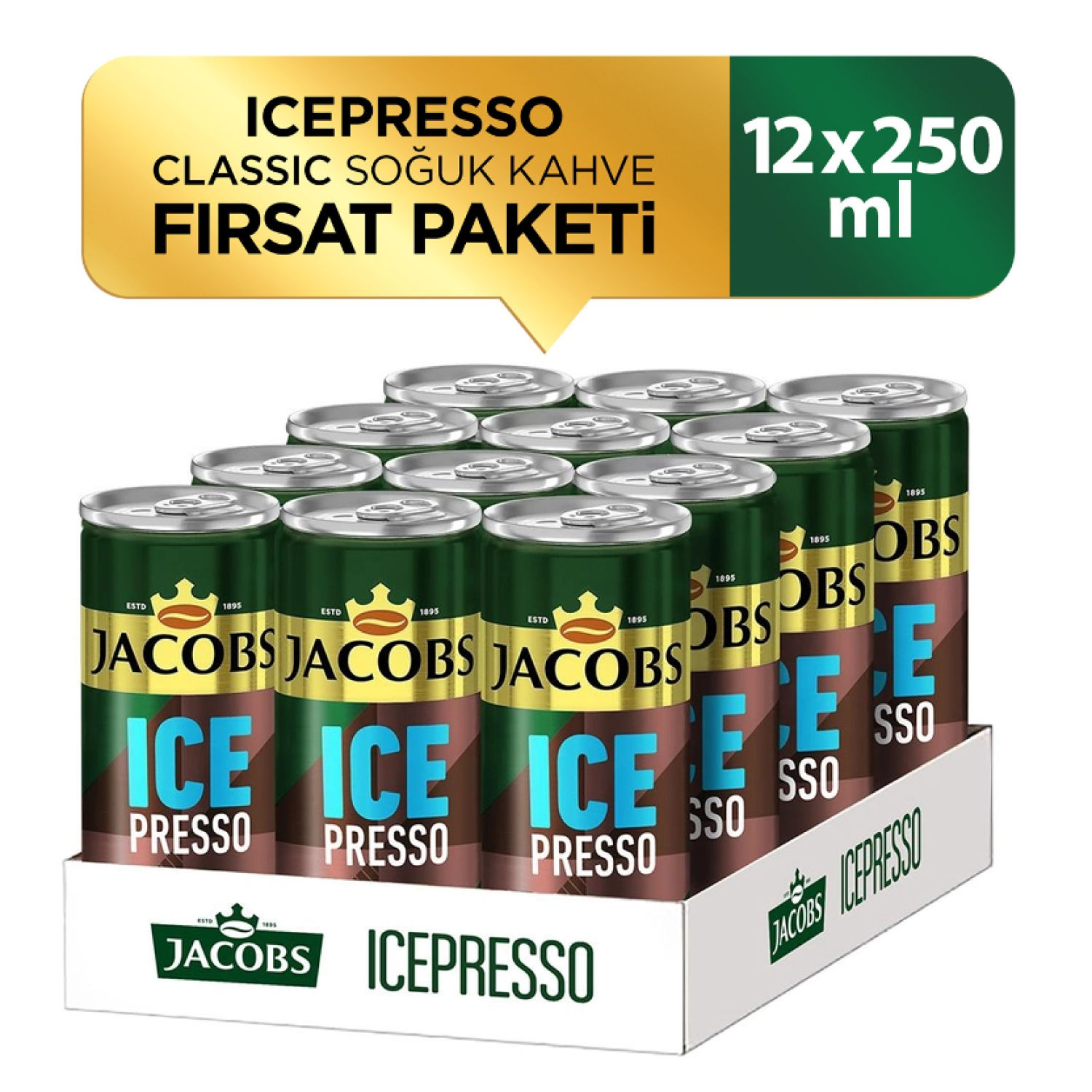 Jacobs Icepresso Classic 250 ml X 12