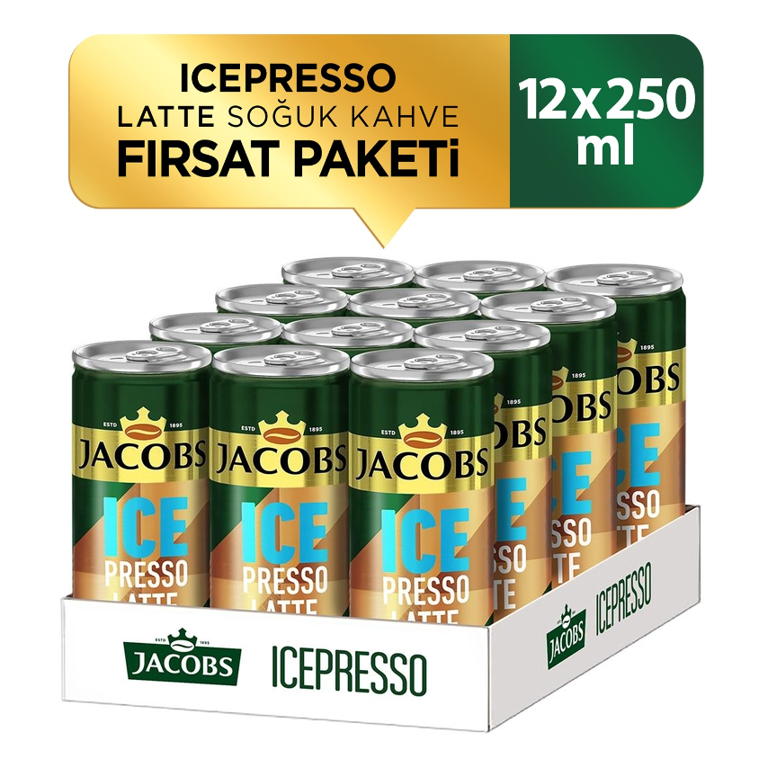 Jacobs Icepresso Latte 250 ml X 12