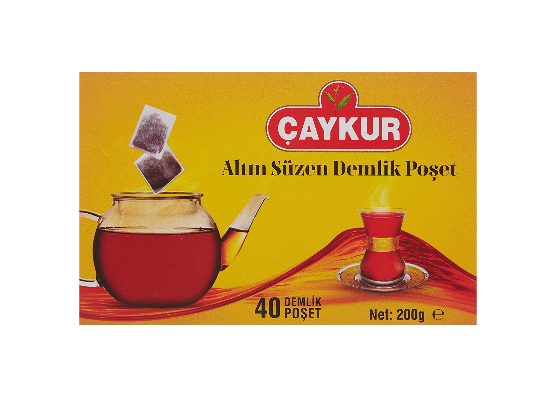 Çaykur Siyah Süzen Demlik Poşet Çay 40 x 5 Gr