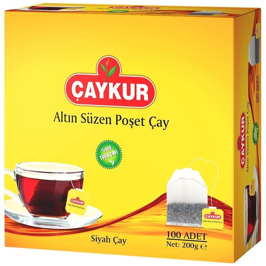 Çaykur Siyah Süzen Bardak Poşet Çay 200 Gr