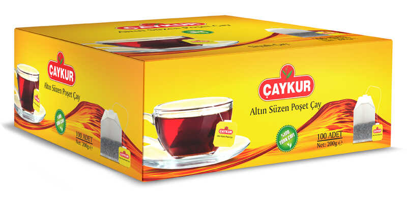 Çaykur Siyah Süzen Bardak Poşet Çay 200 Gr