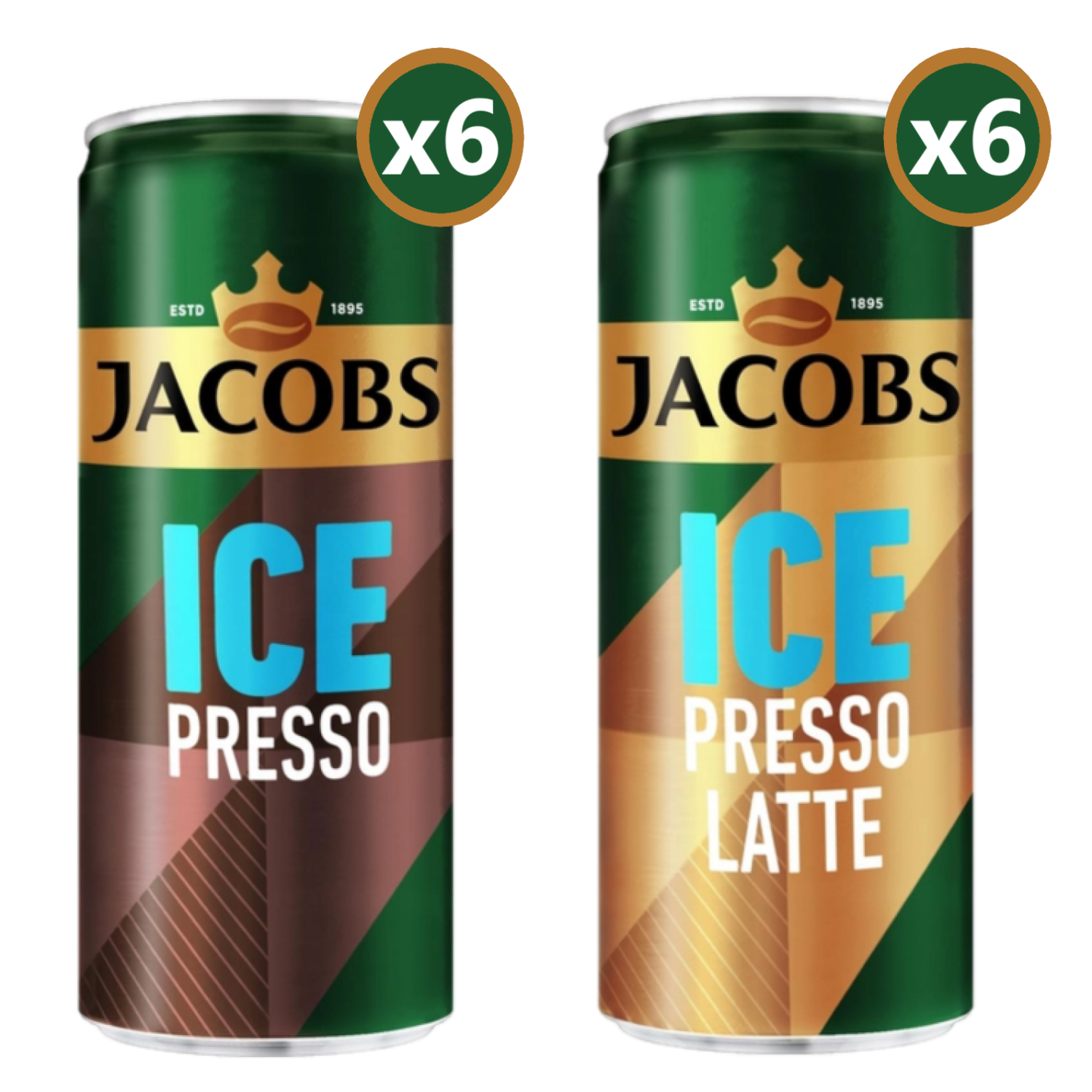 Jacobs Icepresso Classic 250 ml X 6 Adet & Jacobs Icepresso Latte 250 ml X 6 Adet Soğuk Kahve