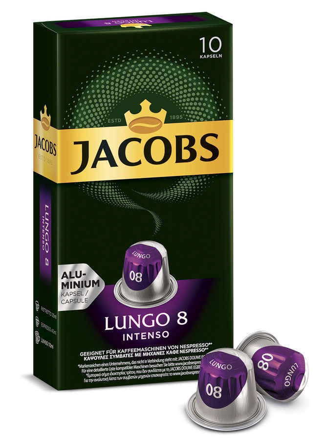 Jacobs Capsule Lungo 8 Intense 10 Kapsül