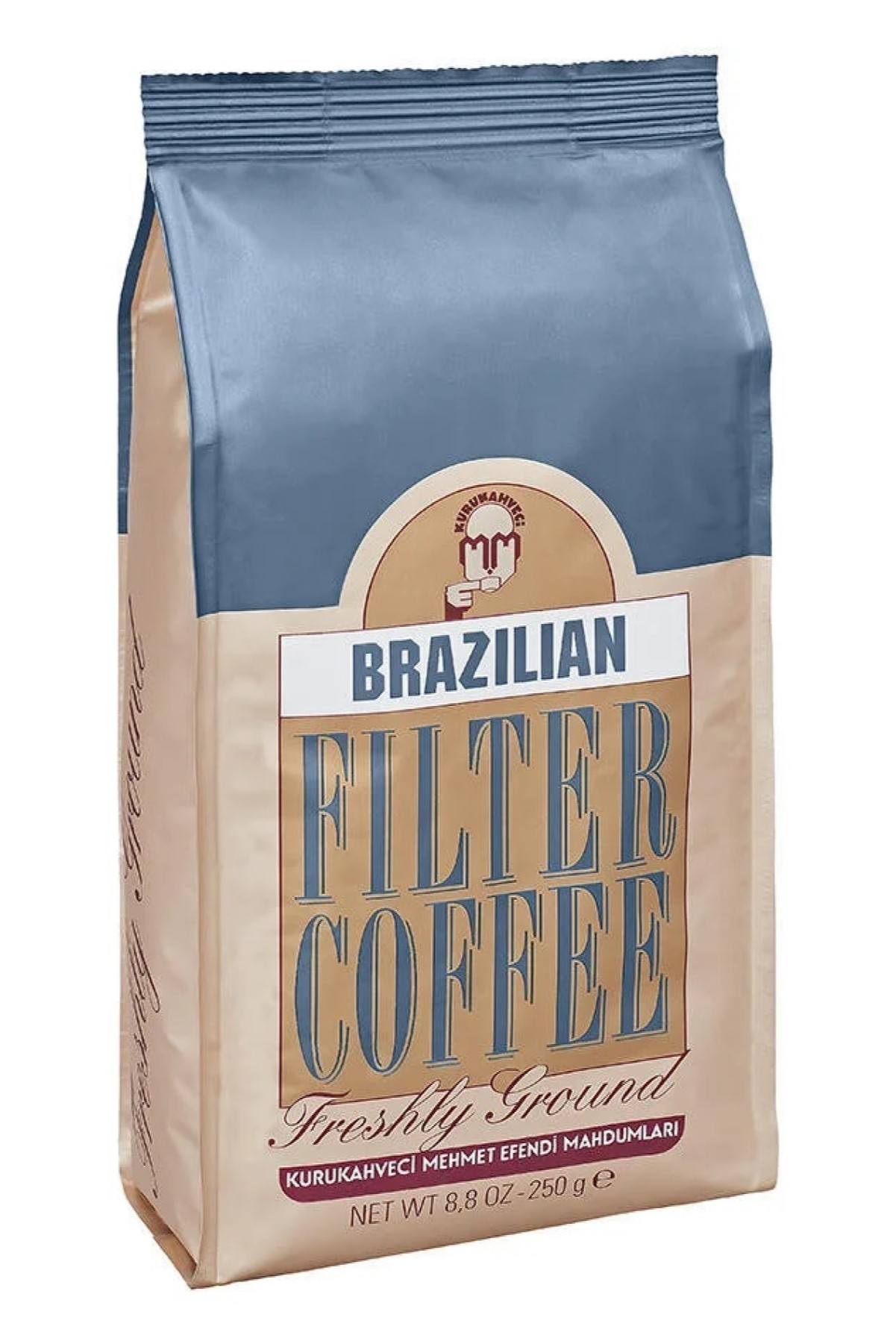 Kurukahveci Mehmet Efendi Brazilian Filtre Kahve Folyo Ambalaj 250 Gr