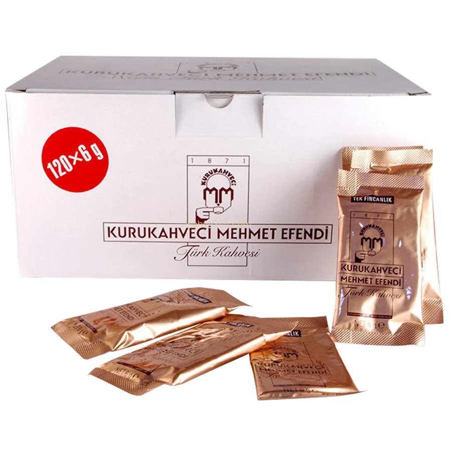 Kurukahveci Mehmet Efendi Tek Fincanlık Türk Kahvesi 120 X 6 Gr