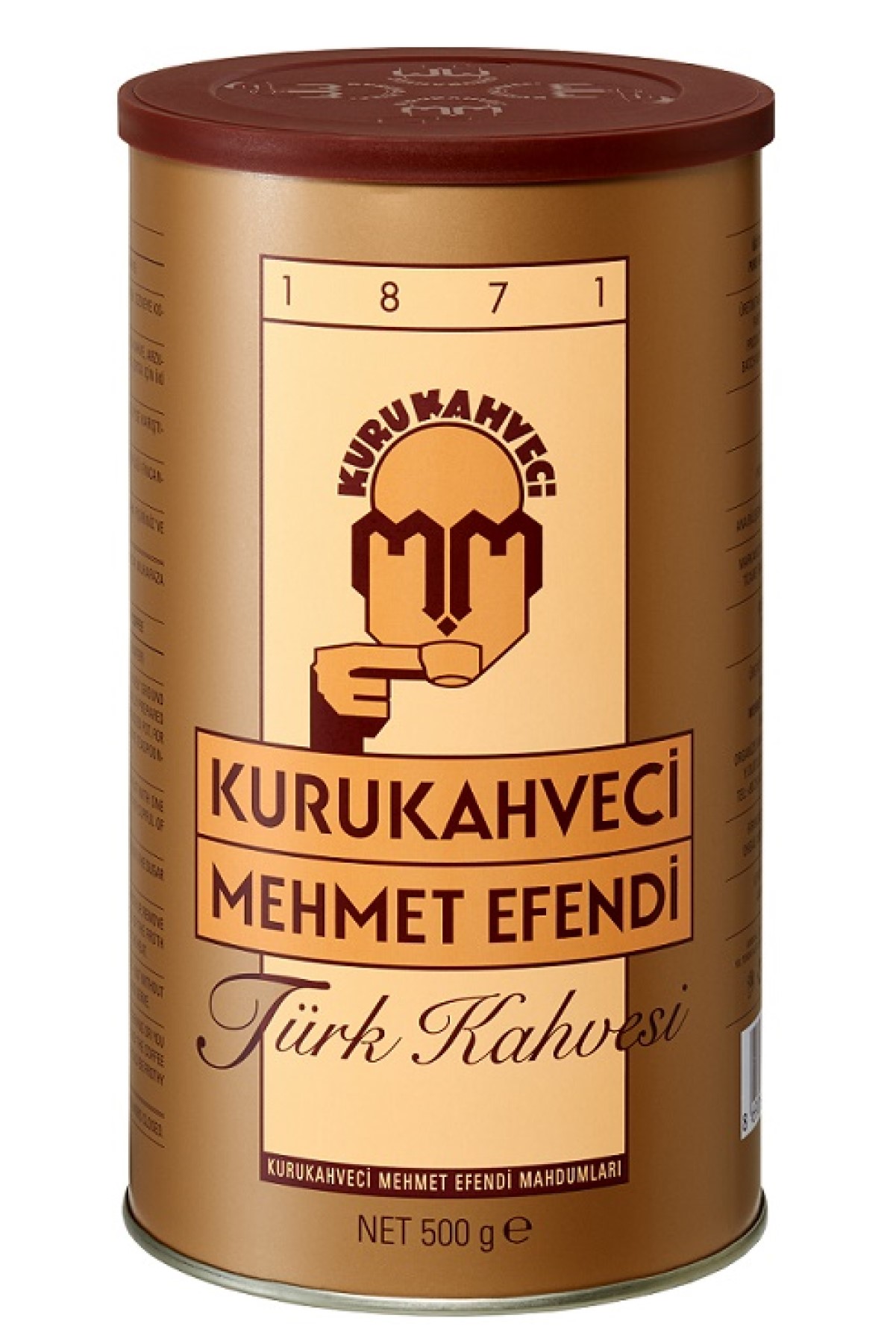 Kurukahveci Mehmet Efendi Türk Kahvesi Teneke Kutu 500 Gr