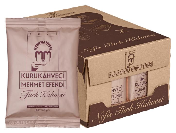 Kurukahveci Mehmet Efendi Türk Kahvesi 100 Gr x 25 Adet