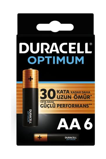 Duracell Optimum Alkalin AA Kalem Pil 6’Lı