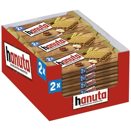 Hanuta Çikolatalı Fındıklı 2’li Gofret 44 Gr x 18 Adet