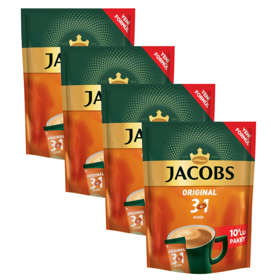 Jacobs 3ü 1 Arada Original Kahve 40 Adet ( 4 X 10’lu Paket )