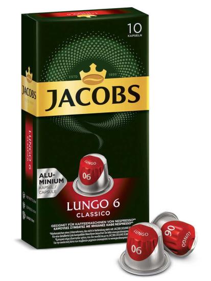 Jacobs Capsule Lungo 6 Classic 10 Kapsül