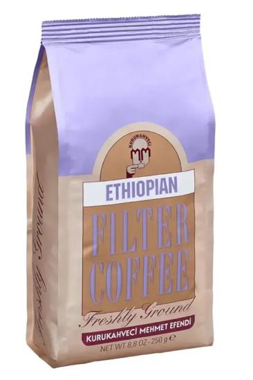 Kurukahveci Mehmet Efendi Ethiopian Filtre Kahve Folyo Ambalaj 250 Gr