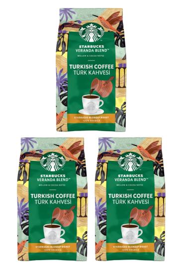 Starbucks Veranda Blend Türk Kahvesi 100 Gr X 3 Adet