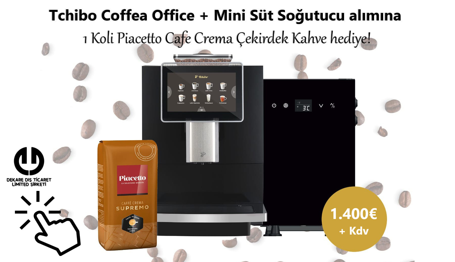 Tchibo Coffea Office + Mini Süt Soğutucusu